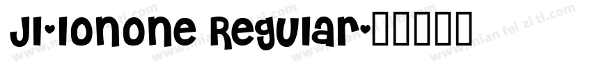 JI-Ionone Regular字体转换